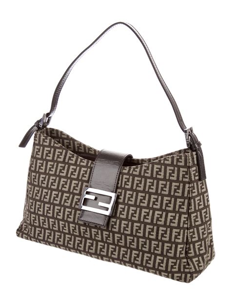 fendi tote zucchino|Fendi shoulder bag zucca.